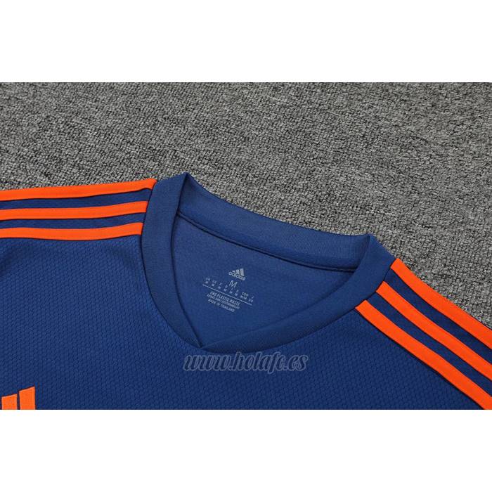 Chandal del Manchester United Manga Corta 2022-2023 Azul - Pantalon Corto
